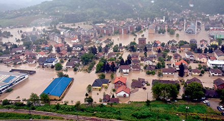 Katastrofalne poplave v Srbiji in BiH