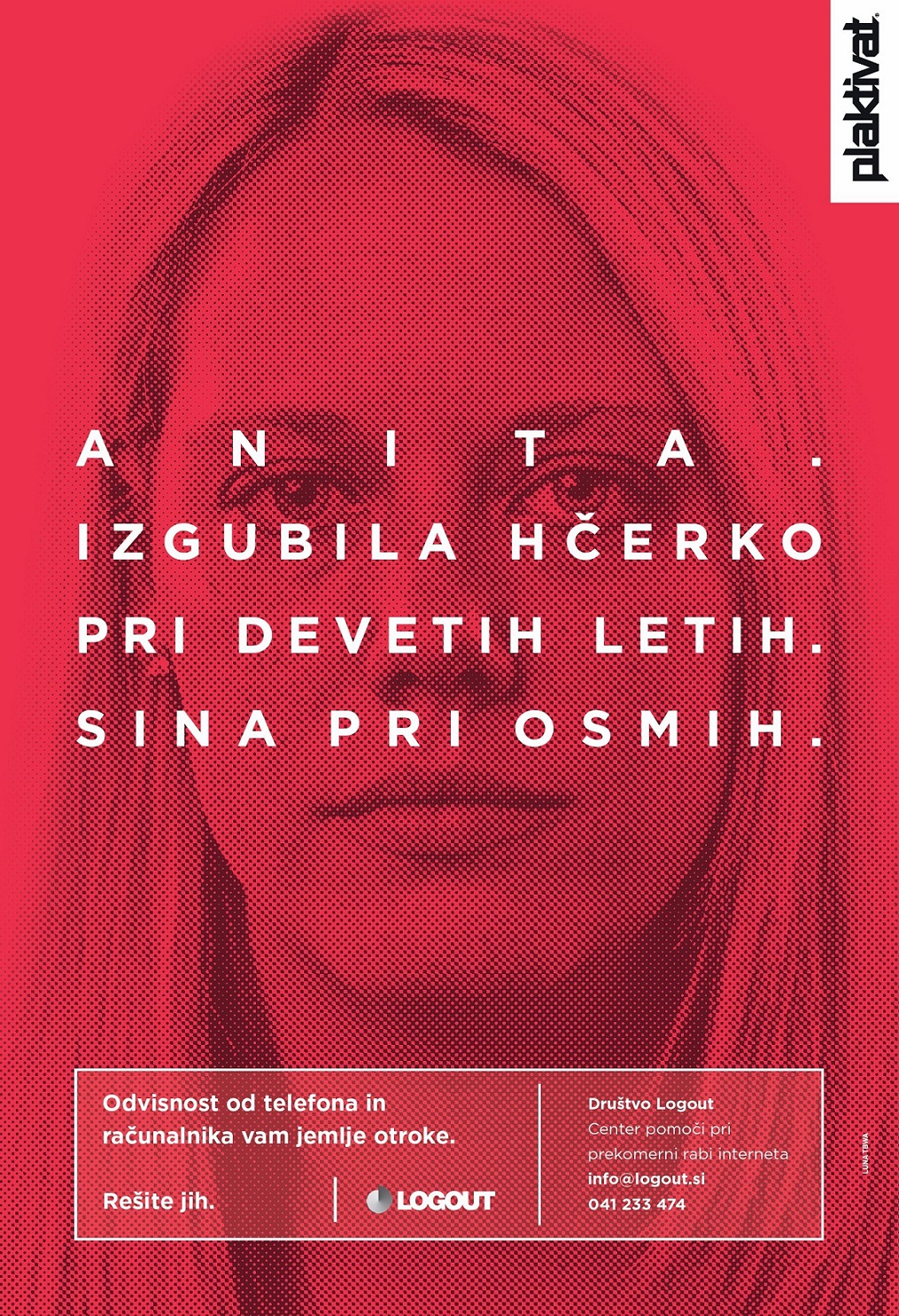 Zmagovalec 4. natečaja družbeno-odgovornega projekta Plaktivat - plakat 'Anita'