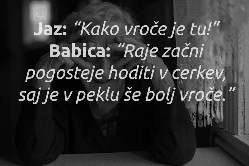 Babice so res brez dlake na jeziku - vnukom povedo resnico!